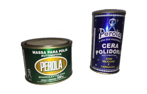 Cera e Massa para Polir marca Pérola
